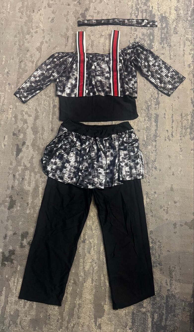 Retro Brick Dance costume